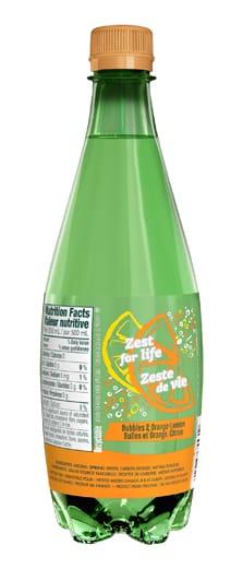 Perrier Orange Plastic Bottle 500ml