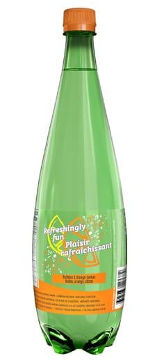 Perrier Orange Plastic Bottle 1L