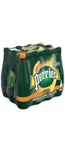 Perrier Orange Plastic Bottle 1L