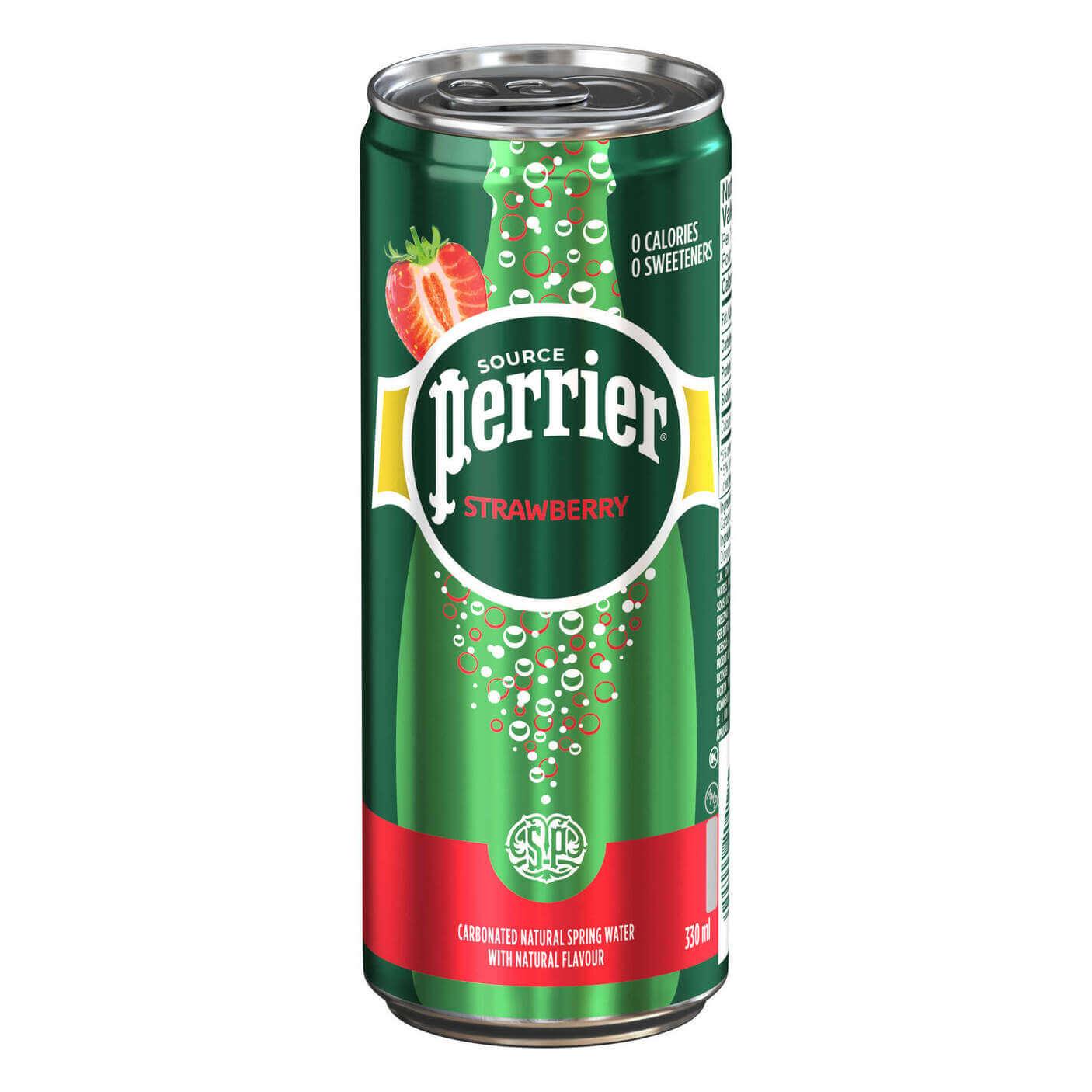 Perrier Strawberry slim can 330ml