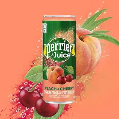 PERRIER® Peach and Cherry