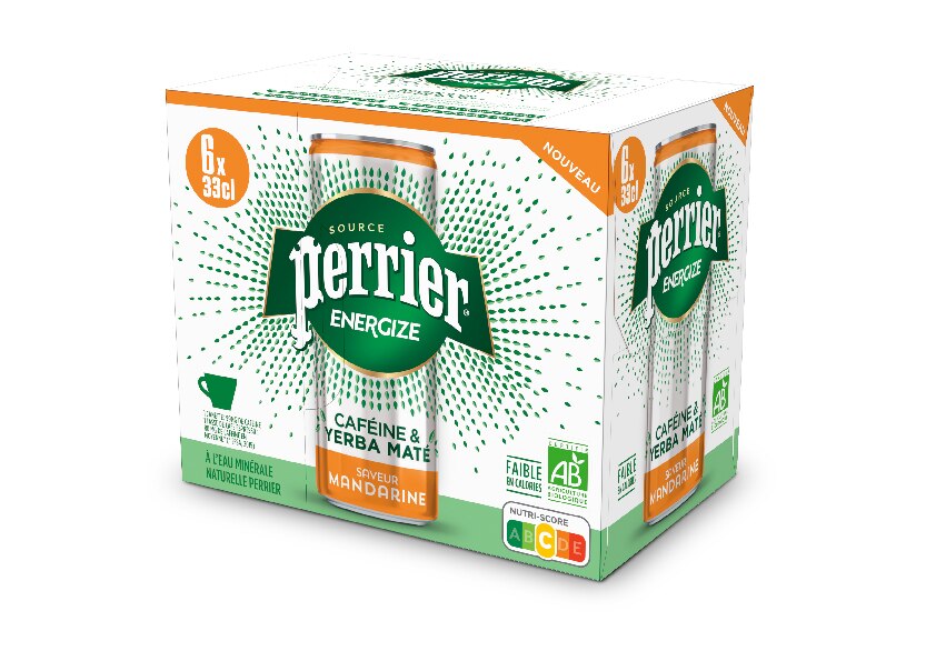 Pack 6 x 33cl Perrier Energize Mandarine