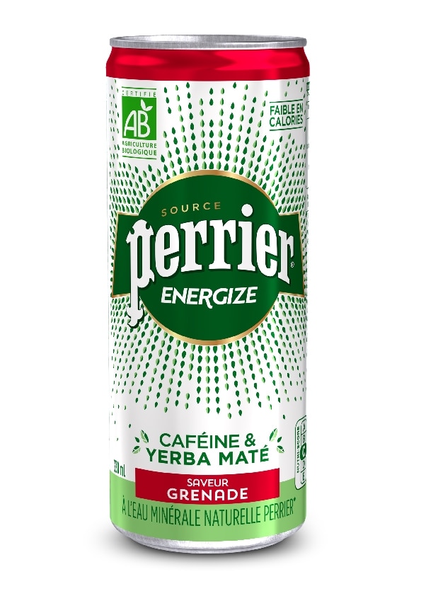 Canette 33cl Perrier Energize Grenade
