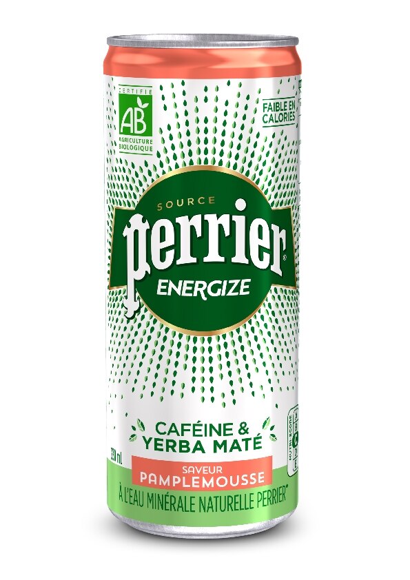 Canette 33cl Perrier Energize Pamplemousse