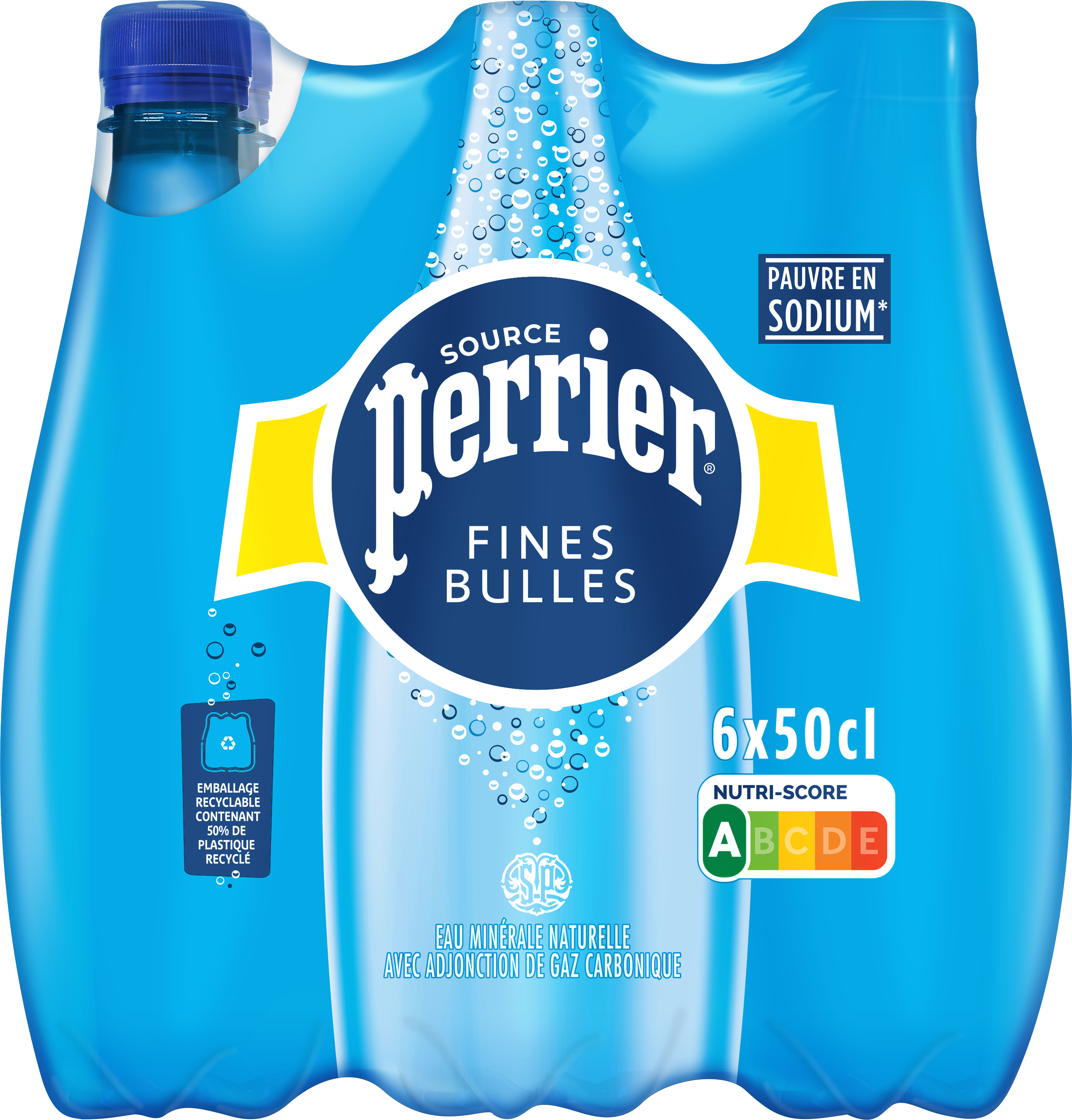 PERRIER FINES BULLES 6x50cl PET