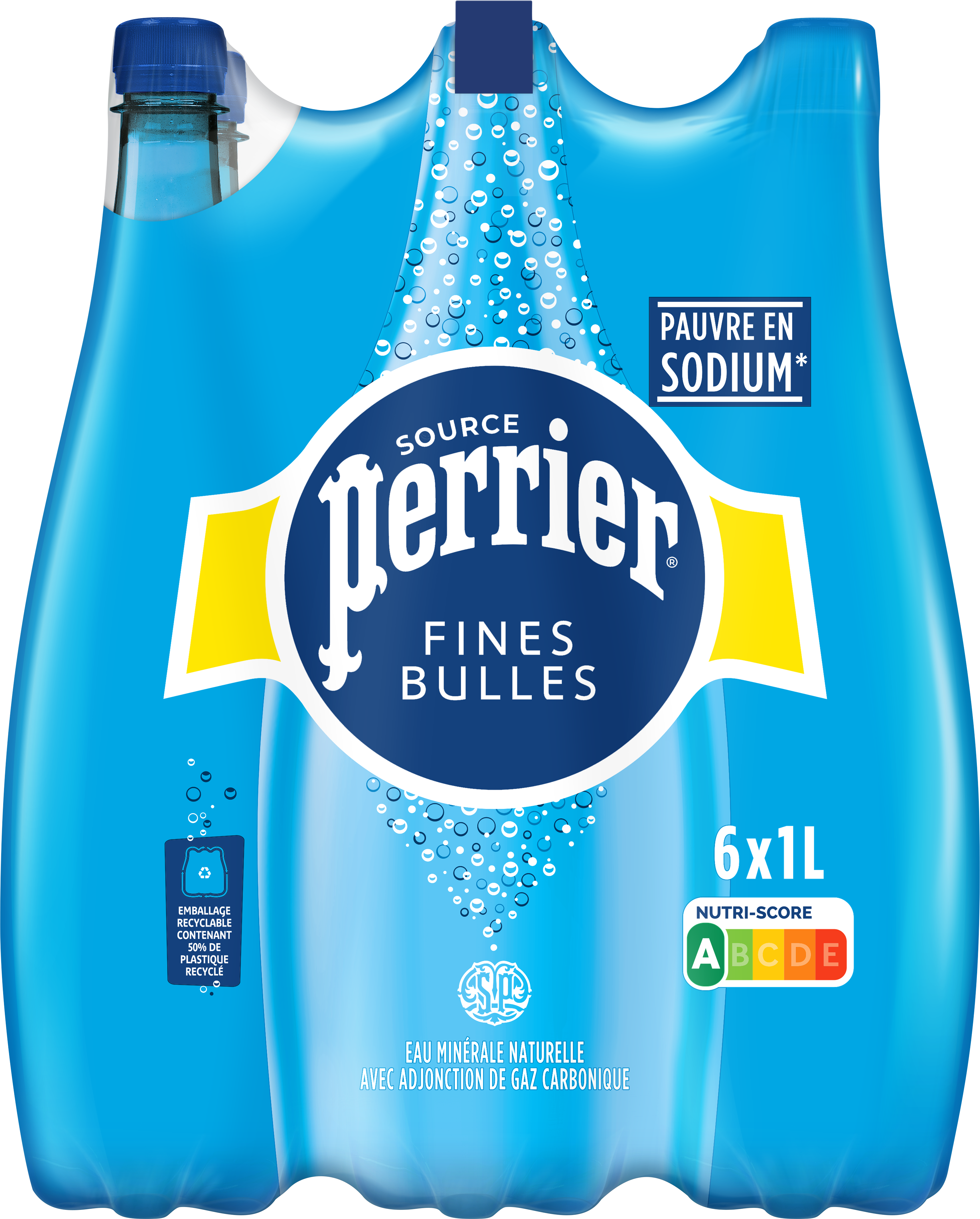 PERRIER FINES BULLES 6X1L PET
