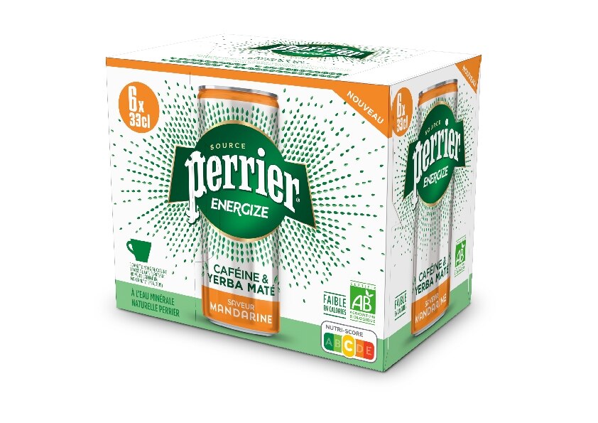 Pack 6 x 33cl Perrier Energize Mandarine