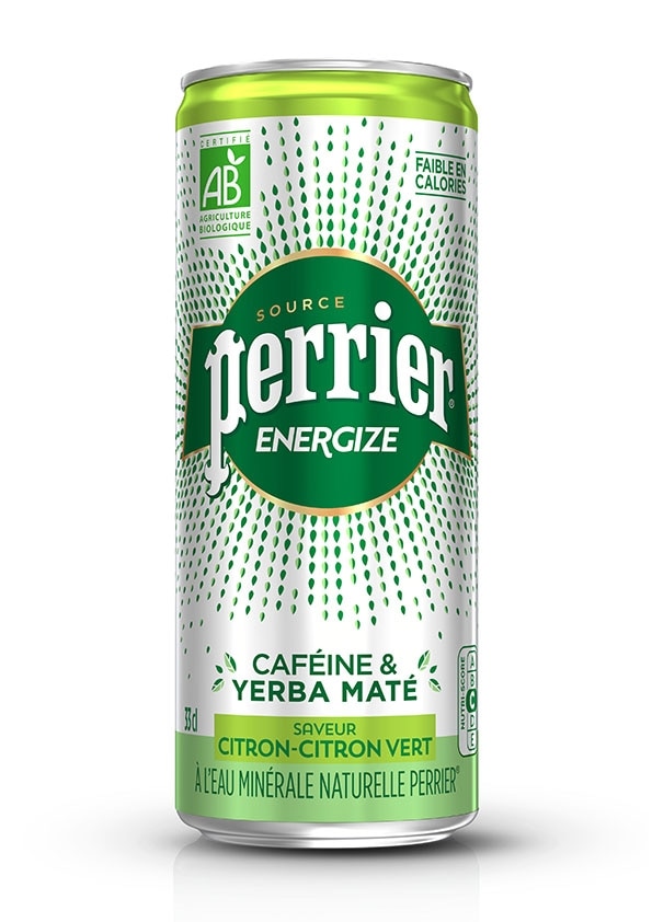 Canette 33cl Perrier Energize Citron