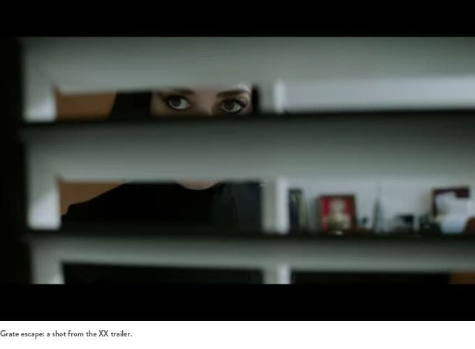 Grate escape: a shot from the XX trailer