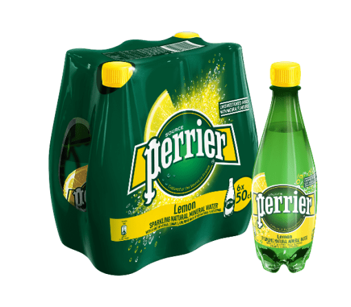 Perrier Lemon plastic bottle pack