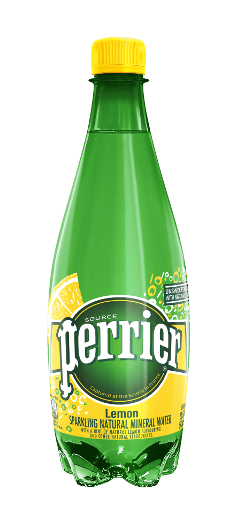 Perrier Lemon plastic bottle